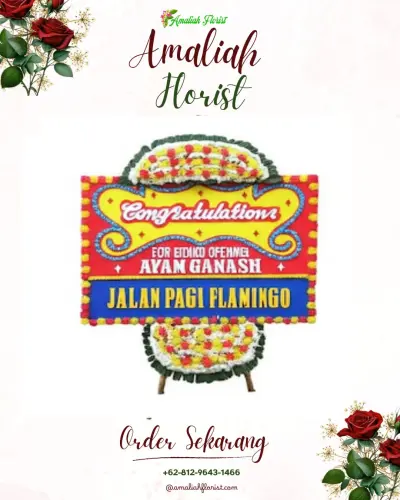 Bunga Papan Congratulation di Sigambir